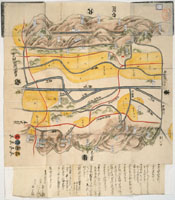愛知郡菱野村図面（寛政５年）