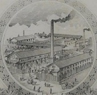 林時計製造所工場（名古屋　松山町）『Catalgue of Hayashi's Clock Factory』より