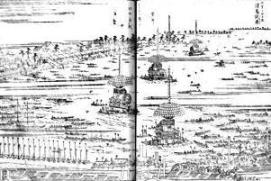 「津島試楽」 『尾張名所図会』所収